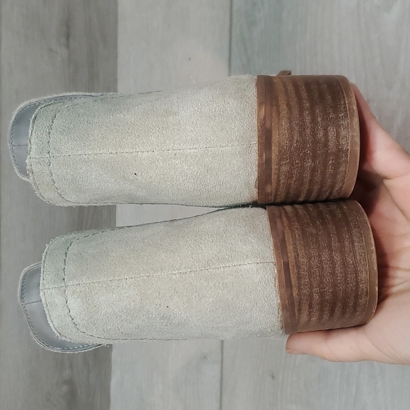 Coconuts By Matisse Women Pronto Ankle Suede Heels boots sz 6M - Picture 7 of 16